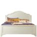 Grand Haven Panel Bed in Feathered White/Rich Charcoal
