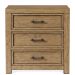 Bozeman Three Drawer Nightstand in Toasted Almond