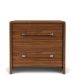 Elsie Two Drawer Nightstand in Classic Walnut