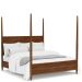 Elsie Poster Bed in Classic Walnut