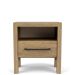 Davie One Drawer Nightstand in Pale Oak