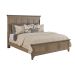 Carmine Asher Panel Bed in Latte