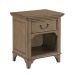 Carmine Laramy Nightstand in Latte