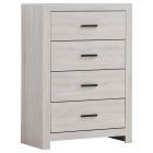Brantford Four-drawer Chest Coastal White