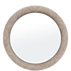Rosalie Round Mirror in Hemlock