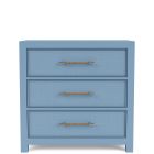 Rosalie Three Drawer Accent Chest in Cabana Blue