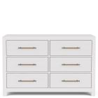 Rosalie Small Six Drawer Dresser in White Caps