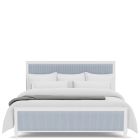 Rosalie Upholstered Bed in White Caps