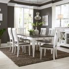 Liberty Furniture Allyson Park Rectangular Leg Table Dining Room Set