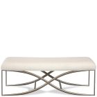 Maisie 48-in Bed Bench Upholstered in Champagne