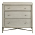 Maisie Three Drawer Nightstand in Champagne