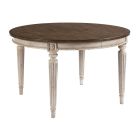 Southbury Round Dining Table in Fossil/Parchment