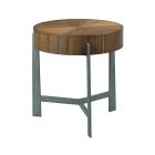 Ad Modern Synergy Framing Lamp Table in Ambrosia Maple/Rolled Steel