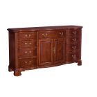 Cherry Grove Door Triple Dresser in Classic Antique Cherry Finish