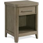 Pasadena One Drawer Nightstand in Casual Taupe