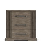 Sariel Three Drawer Nightstand in Designer Espreso
