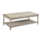 Cambric Batiste Rectangular Coffee Table in Breve