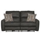 Dorian Reclining Loveseat in Charcoal