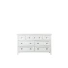 Heron Cove Drawer Dresser in Chalk White