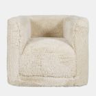 Huggy Swivel Accent Chair in Sand