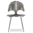 Bernhardt Interiors Felicity Side Chair in Shiny Nickel