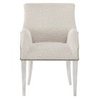 Bernhardt Interiors Keeley Fabric Arm Chair in Glacier White