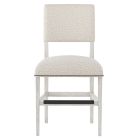 Bernhardt Interiors Moore Fabric Counter Stool in Glacier White