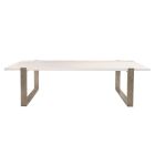 Bernhardt Interiors Hadleigh Rectangular Dining Table in White Pluster/Rustic Grey