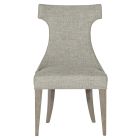 Bernhardt Interiors Tahlia Fabric Side Chair in Grey/Weathered Greige