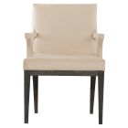 Bernhardt Interiors Staley Fabric Arm Chair in Ivory/Midnight Black