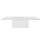 Bernhardt Interiors Octavia Dining Table in White