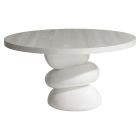 Bernhardt Interiors Navar Round Dining Table in Glossy Azucar
