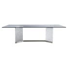 Bernhardt Interiors Andorra Rectangular Dining Table in Clear
