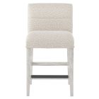 Bernhardt Interiors Hyde Fabric Counter Stool in Glacier White