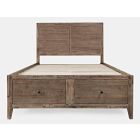Maxton Storage Bed in Wash Brown