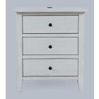 Maxton Power Nightstand in Ivory