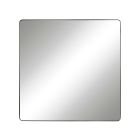 Modern Rectangular Accent Mirror in Brushed Brass