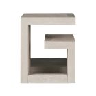 Modern Bedside Table in Quartz