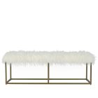 Modern Bench in Bronze