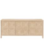 Modern Farmhouse Sadie Credenza in Natural Oak