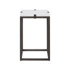 Modern Farmhouse Archer Chairside Table in Pepper