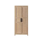 Modern Farmhouse Morgan Utility Cabinet in Rustic Oak