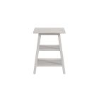 Modern Farmhouse Square End Table in Buttermilk