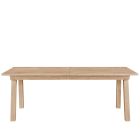 Modern Farmhouse Miller Dining Table in Rustic Natural Oak