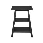 Modern Farmhouse Square End Table in Charcaol