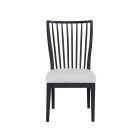 Modern Farmhouse Bowen Side Chair in Charcoal