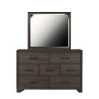 Samuel Lawrence Granite Falls 7 Drawer Kids Dresser in Espresso Brown
