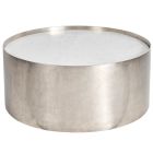 New Modern Aspen Cocktail Table in White Banswara