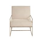 New Modern Bastian Chair in Champagne Gold 