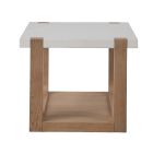 New Modern Ellis End Table in Natural Oak